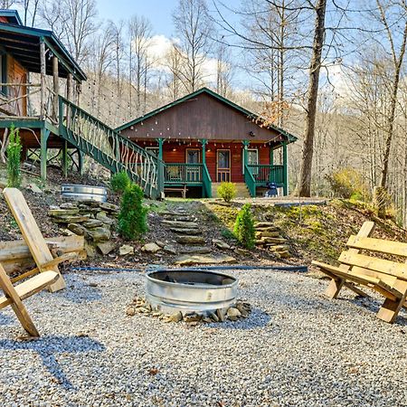 Smoky Mountain Cabin With Camping Area And Fire Pit! Whittier Exterior photo