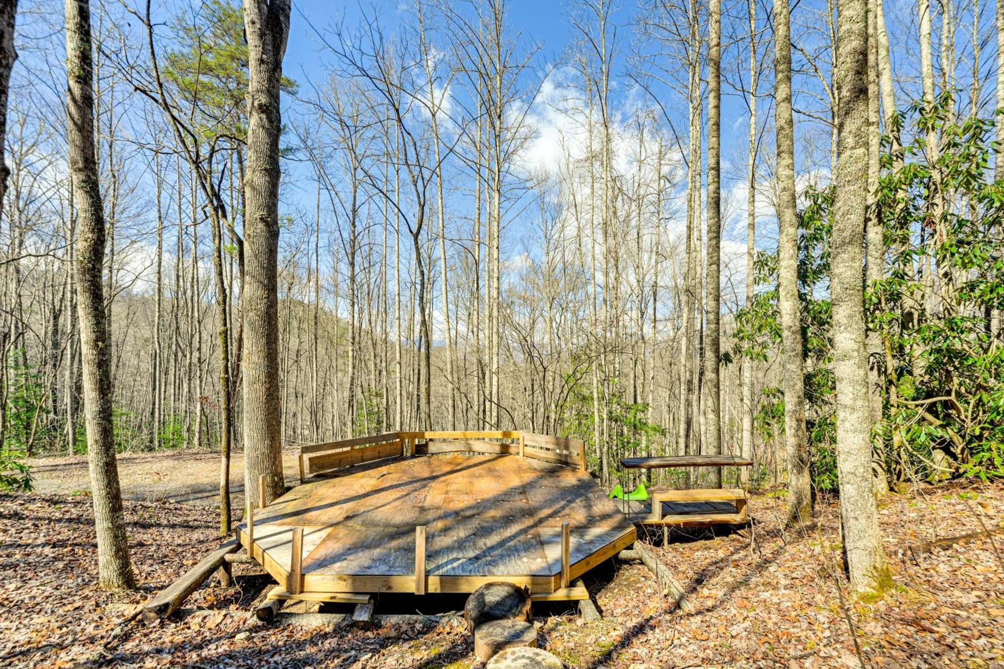 Smoky Mountain Cabin With Camping Area And Fire Pit! Whittier Exterior photo